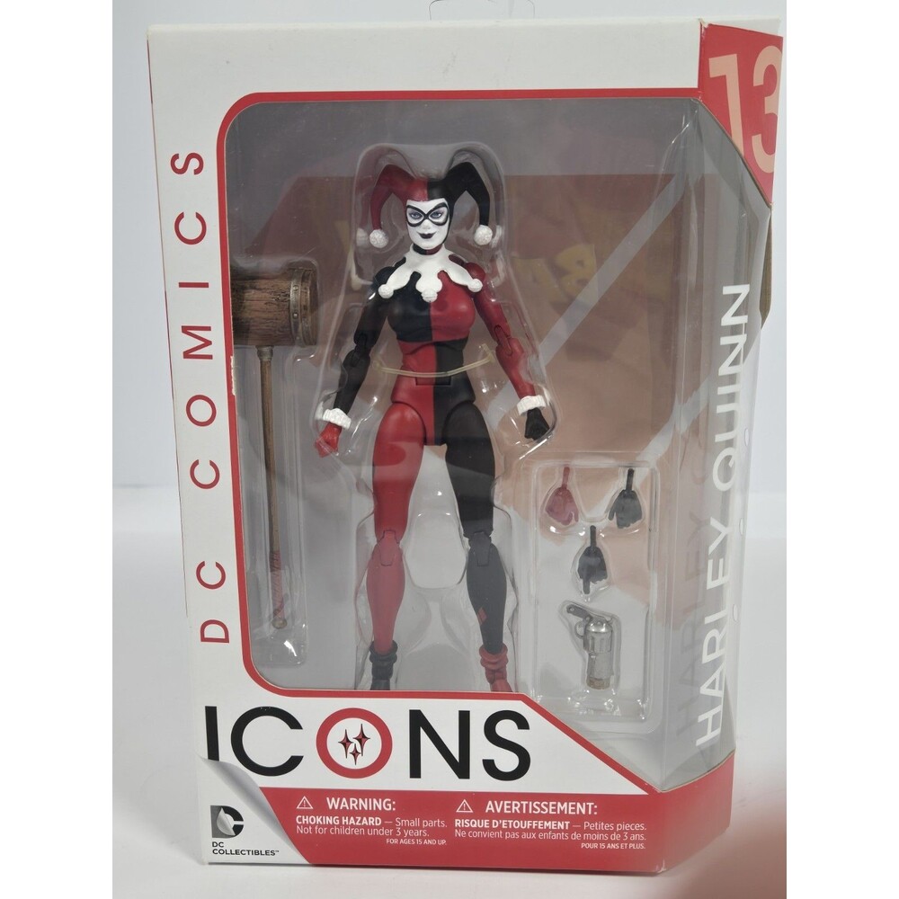 DC Comics Icons #13 Harley Quinn No Man's Land 6" Figure DC Collectibles Box